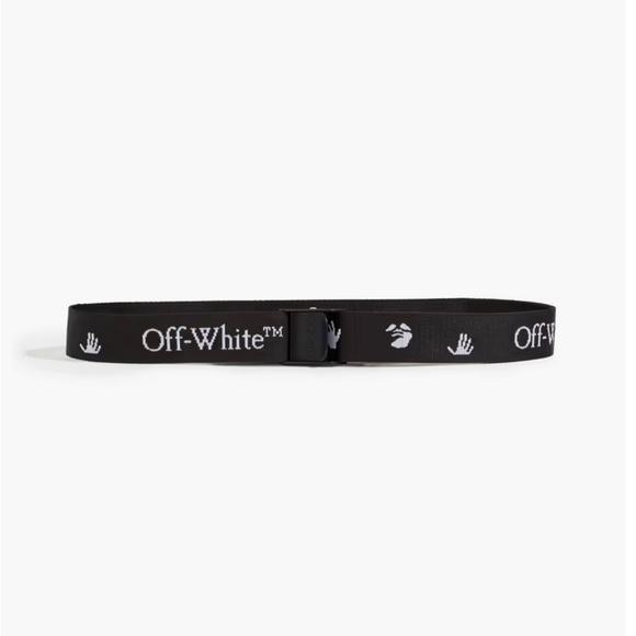 Off-White Classic Industrial Jacquard Belt Belts